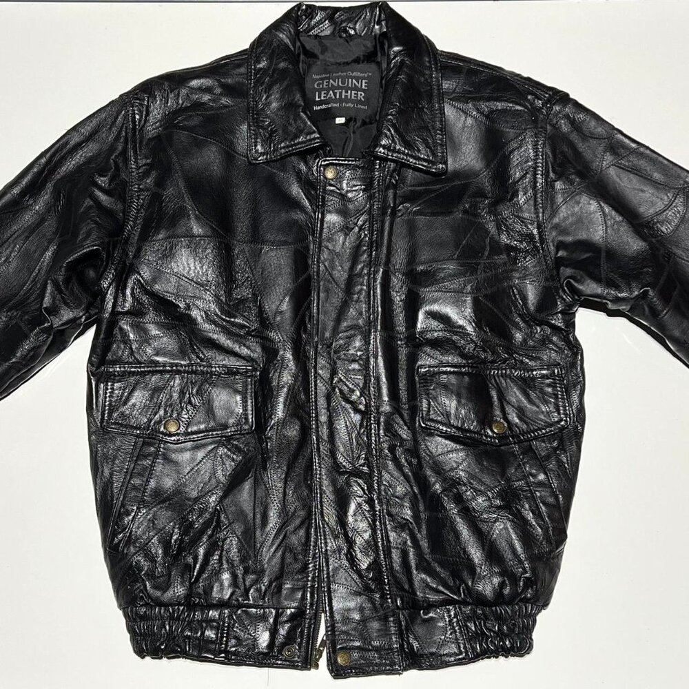 Rare Black Napoline Leather jacket